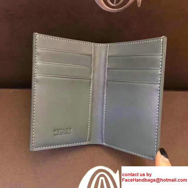 Goyard Leather Card Cover Wallet Gary 2017