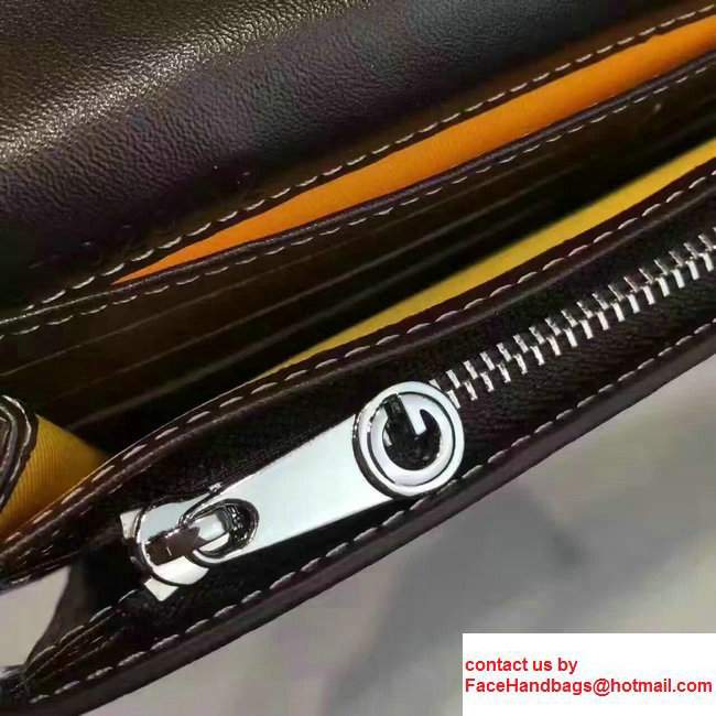 Goyard Long Flap Wallet Black - Click Image to Close