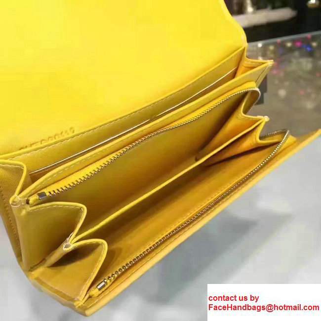 Goyard Long Flap Wallet Yellow - Click Image to Close