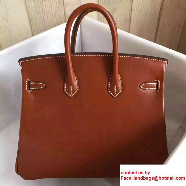 Hermes Birkin 30/35 Bag in Original Box Leather Bag Camel - Click Image to Close