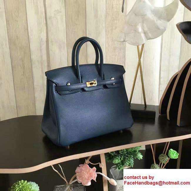 Hermes Birkin 30/35 Bag in Original Swift Leather Bag Dark Blue