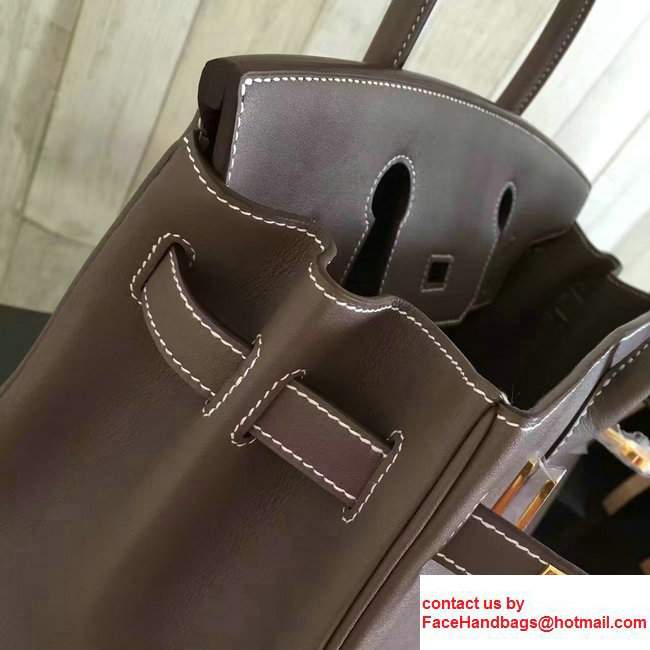 Hermes Birkin 30/35 Bag in Original Swift Leather Bag Etoupe - Click Image to Close