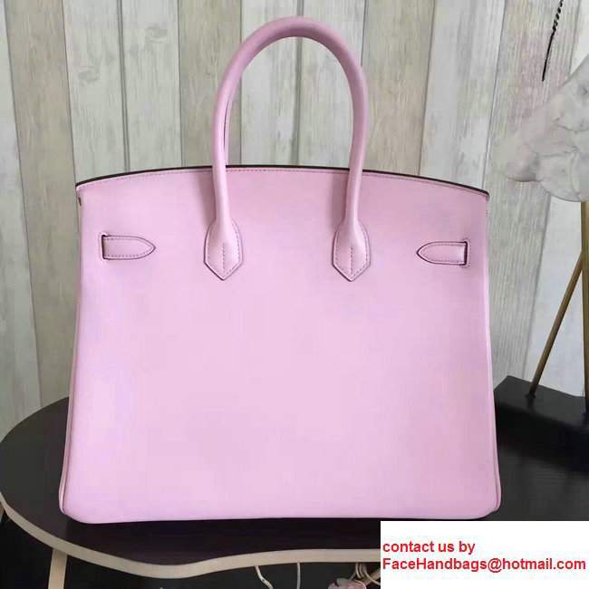 Hermes Birkin 30/35 Bag in Original Swift Leather Bag Pink - Click Image to Close