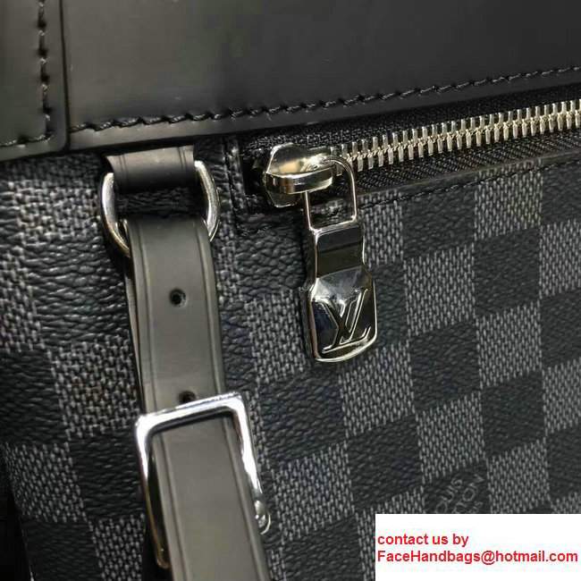Louis VuittonMick PM Damier Graphite Canvas Coated Men's Bag N40003 2017