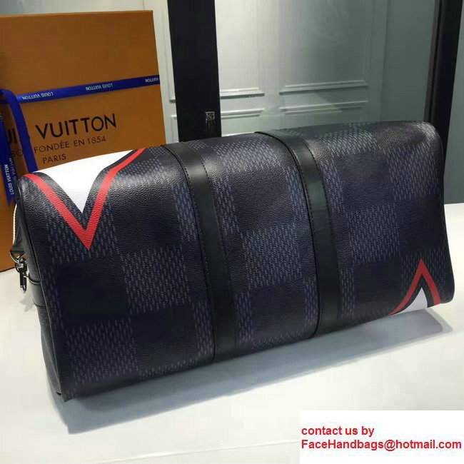 Louis Vuitton America's Cup V Gaston Keepall 45 Bandouliere N44008 2017