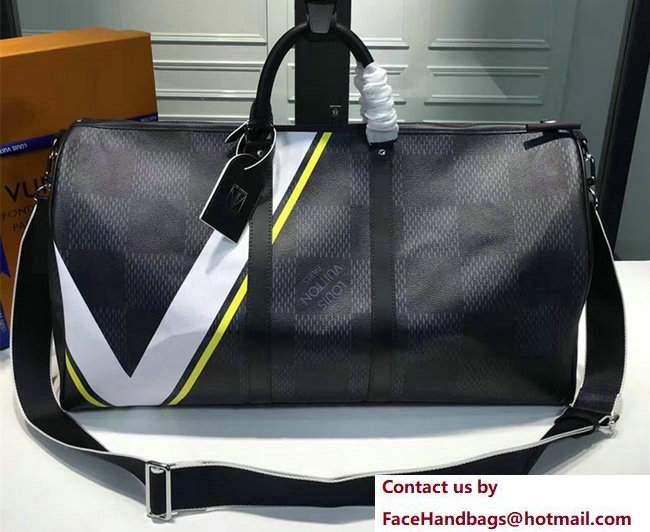 Louis Vuitton America's Cup V Gaston Keepall 55 Bandouliere N44009 2017 - Click Image to Close
