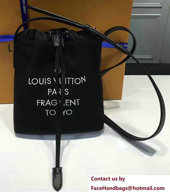Louis Vuitton Black Denim Canvas Nano Bag M43418 2017 - Click Image to Close