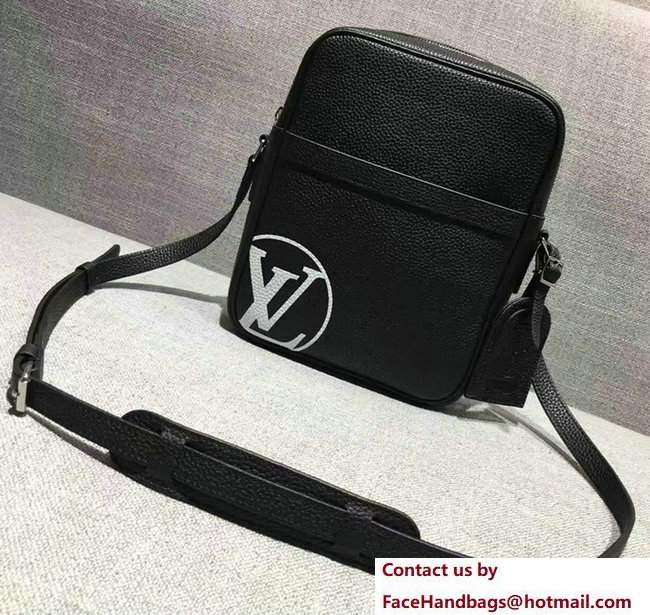 Louis Vuitton Clemence Leather Supreme GM Cross Body Men's Shoulder Bag Black - Click Image to Close