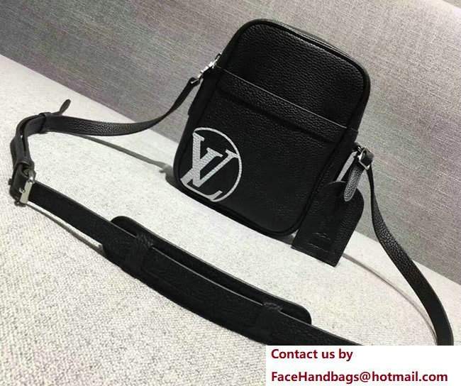 Louis Vuitton Clemence Leather Supreme MM Cross Body Men's Shoulder Bag Black - Click Image to Close