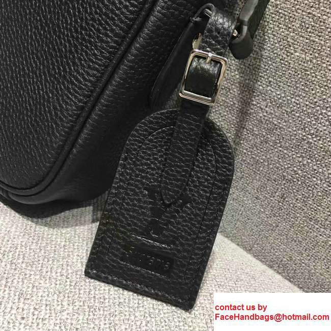 Louis Vuitton Clemence Leather Supreme MM Cross Body Men's Shoulder Bag Black