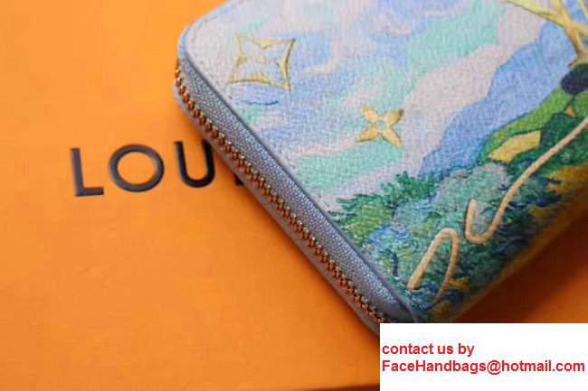 Louis Vuitton Cowhide Leather Masters Vongogh Zippy Wallet M64607 2017 - Click Image to Close