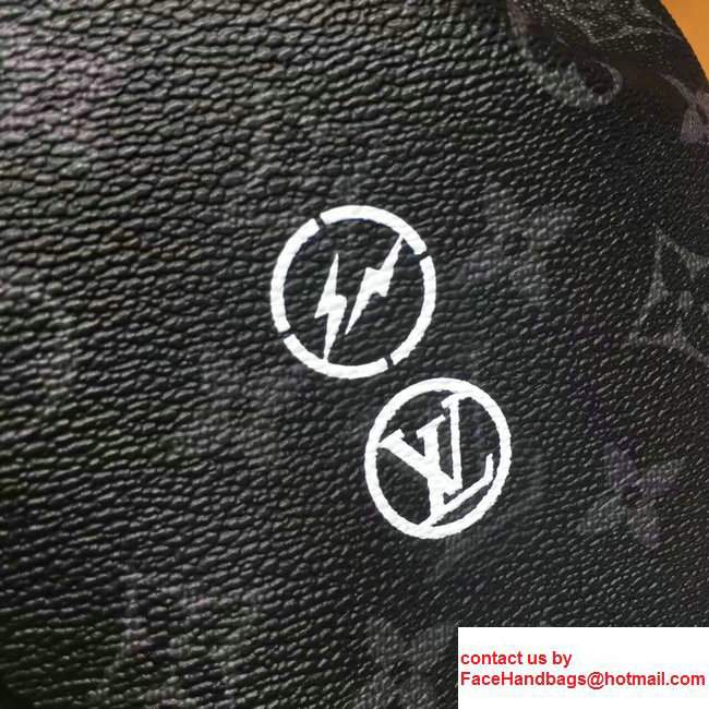 Louis Vuitton Cowhide Leather Monogram Elipse Coated Canvas Nano Bag M43418 2017