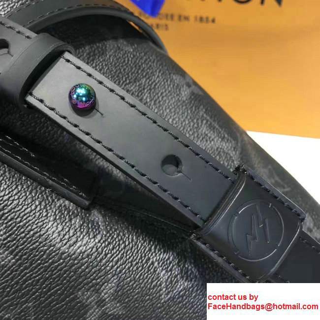 Louis Vuitton Cowhide Leather Monogram Elipse Coated Canvas Nano Bag M43418 2017 - Click Image to Close