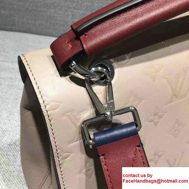 Louis Vuitton Cowhide Leather Monogram Empreinte Very One Handle M42904 Beige 2017 - Click Image to Close