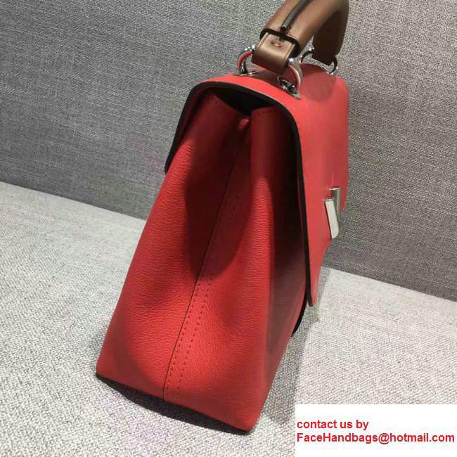 Louis Vuitton Cowhide Leather Monogram Empreinte Very One Handle M42904 Red 2017