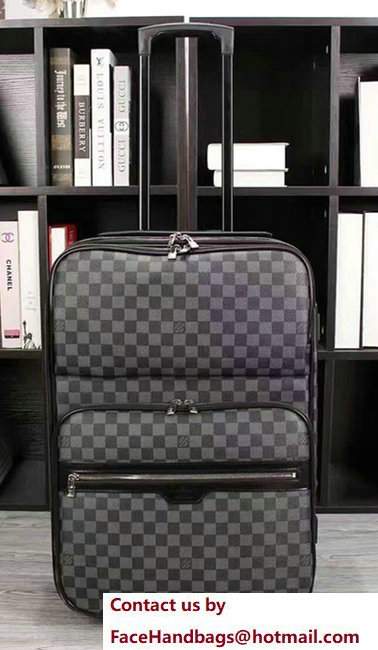 Louis Vuitton Damier Graphite Canvas With Front Pockets Travel Luggage