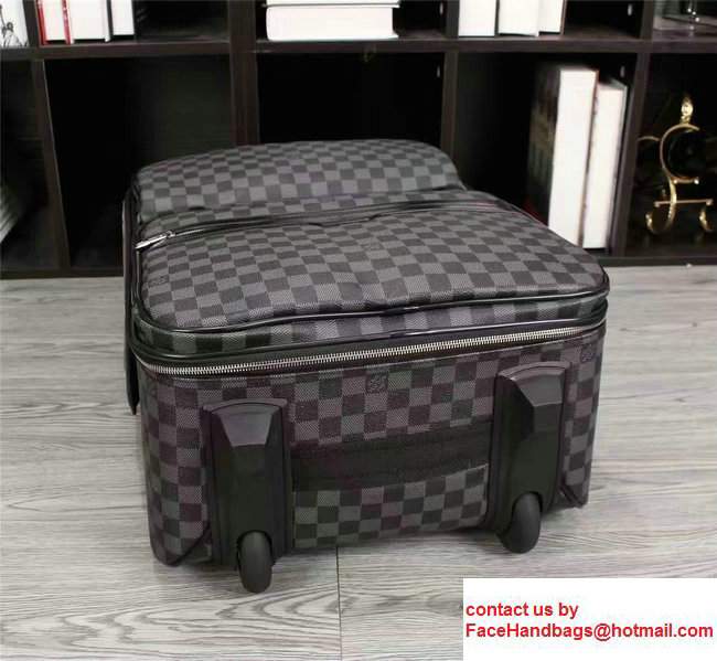 Louis Vuitton Damier Graphite Canvas With Front Pockets Travel Luggage - Click Image to Close