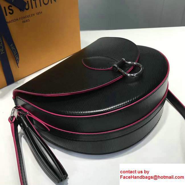 Louis Vuitton Epi Leather Saint Cloud Handbag M54155 Black/Pink 2017