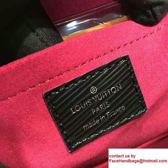 Louis Vuitton Epi Leather Saint Cloud Handbag M54155 Black/Pink 2017