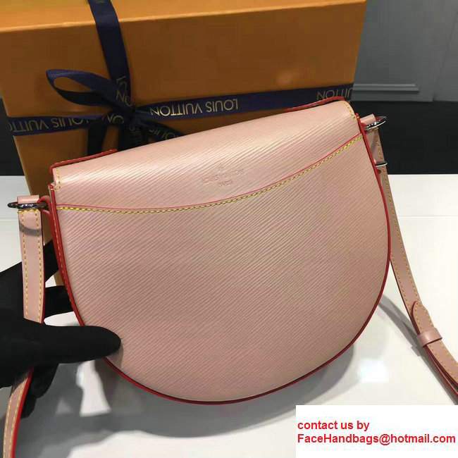 Louis Vuitton Epi Leather Saint Cloud Handbag M54155 Rose 2017 - Click Image to Close