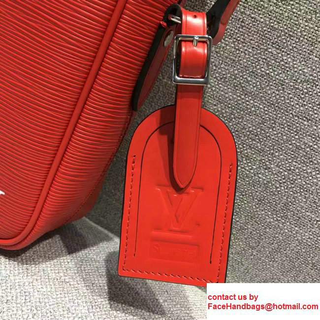 Louis Vuitton Epi Leather Supreme GM Cross Body Men's Shoulder Bag Red