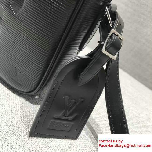 Louis Vuitton Epi Leather Supreme MM Cross Body Men's Shoulder Bag Black