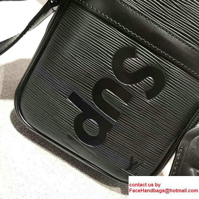 Louis Vuitton Epi Leather Supreme PM Cross Body Men's Shoulder Bag Black