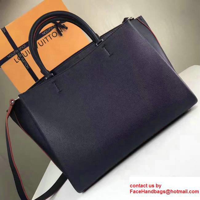 Louis Vuitton Lockmeto Epsom Calfskin Leather Tassel Design M54572 Dark Blue 2017