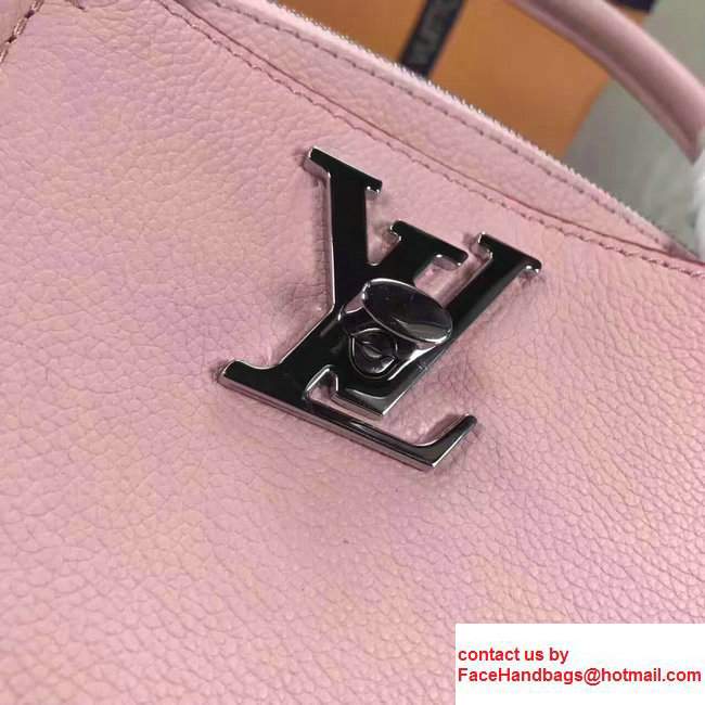 Louis Vuitton Lockmeto Epsom Calfskin Leather Tassel Design M54572 Pink 2017 - Click Image to Close