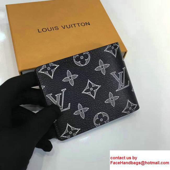 Louis Vuitton Monogram Canvas Multiple Wallet Whimsy Zebra M66601 Encre 2017 - Click Image to Close