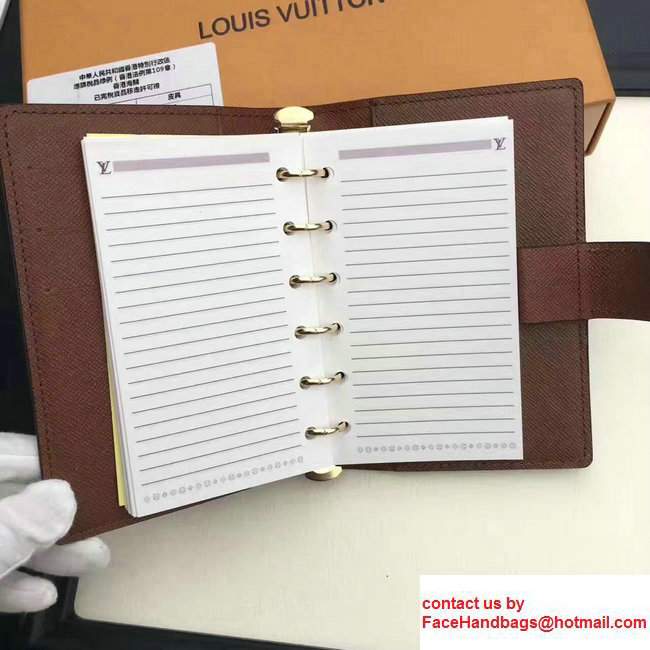 Louis Vuitton Monogram Canvas Small Ring Agenda Cover R20005 - Click Image to Close