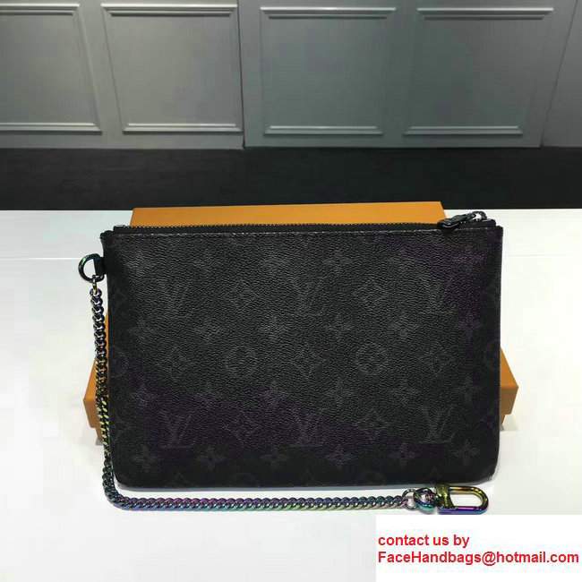 Louis Vuitton Monogram Eclipse Coated Ipad Pouch M64449 2017 - Click Image to Close
