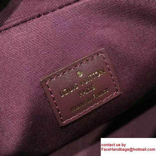 Louis Vuitton Monogram Empreinte Patent Leather Camera Pouch M64058 Amarante 2017 - Click Image to Close
