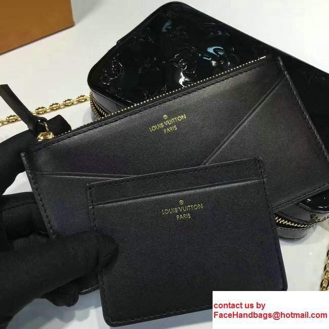 Louis Vuitton Monogram Empreinte Patent Leather Camera Pouch M64058 Black 2017 - Click Image to Close