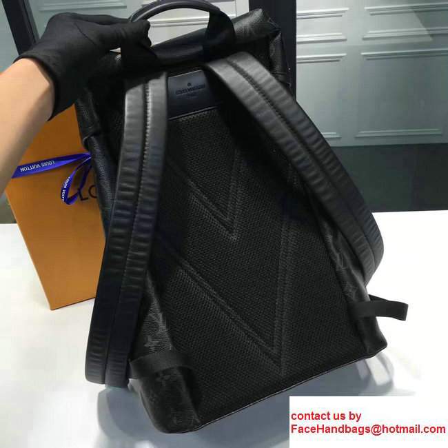 Louis Vuitton Monogram Pattern With Colored Rainbow Harware Zack Traveled Backpack M43409 Black 2017