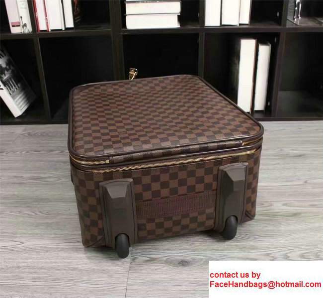 Louis Vuitton Pegase Legere 55 Damier Ebene Canvas Travel Luggage