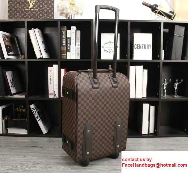 Louis Vuitton Pegase Legere 55 M41386Damier Ebene Canvas Travel Luggage