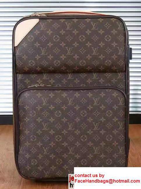 Louis Vuitton Pegase Legere 55 Monogram Canvas With Front Pockets Travel Luggage - Click Image to Close