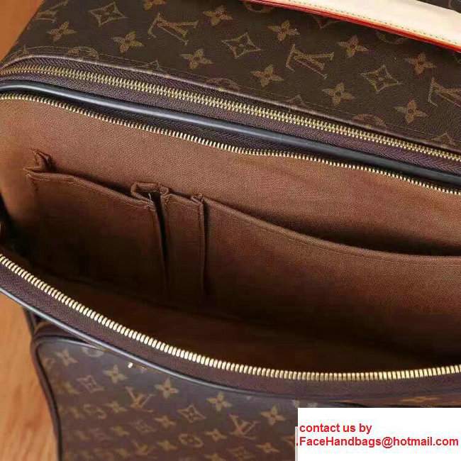 Louis Vuitton Pegase Legere 55 Monogram Canvas With Front Pockets Travel Luggage