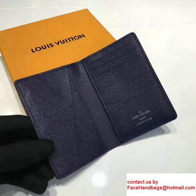 Louis Vuitton Taiga Leather Red Stripe Pocket Organizer M64017 Ocean 2017 - Click Image to Close