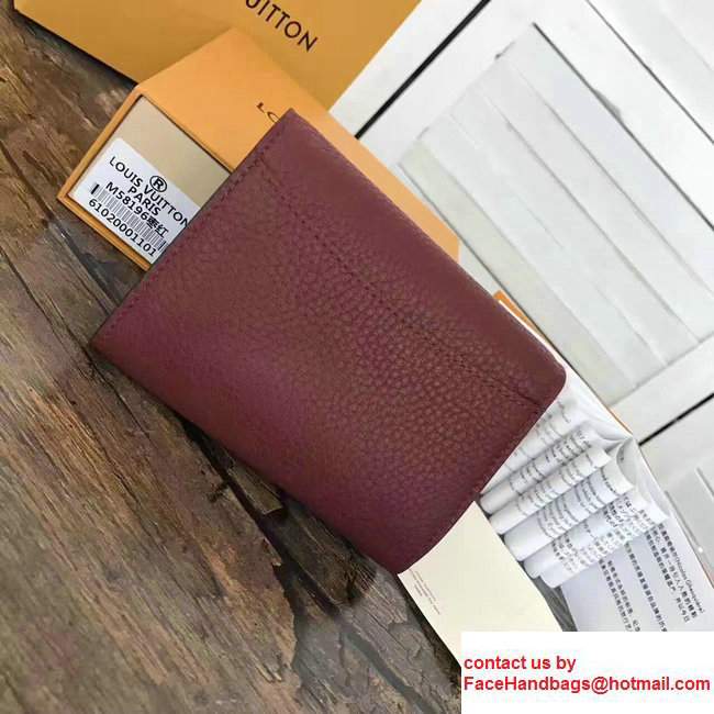Louis VuittonTaurillon Leather Capucines Mini Wallet M58196 Burgundy - Click Image to Close