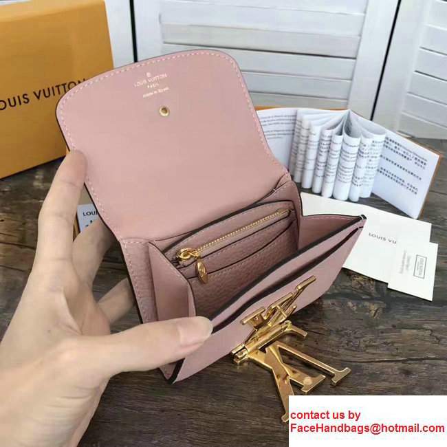 Louis VuittonTaurillon Leather Capucines Mini Wallet M58196 Pink