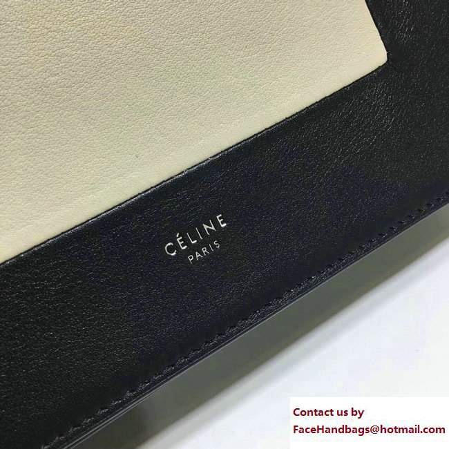Celine Frame Evening Clutch On Chain Bag 107773A Black/White 2017 - Click Image to Close