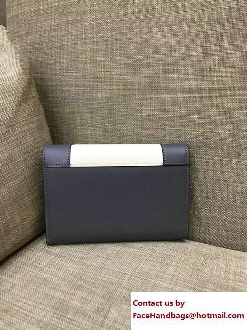 Celine Frame Wallet 108813 Gray/White 2017 - Click Image to Close