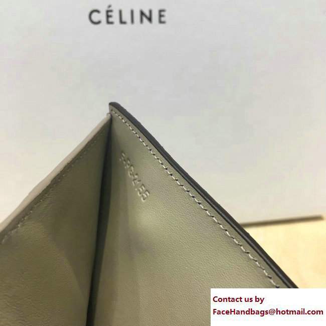 Celine Small Folded Multifunction Wallet 104903 Blue/Beige - Click Image to Close