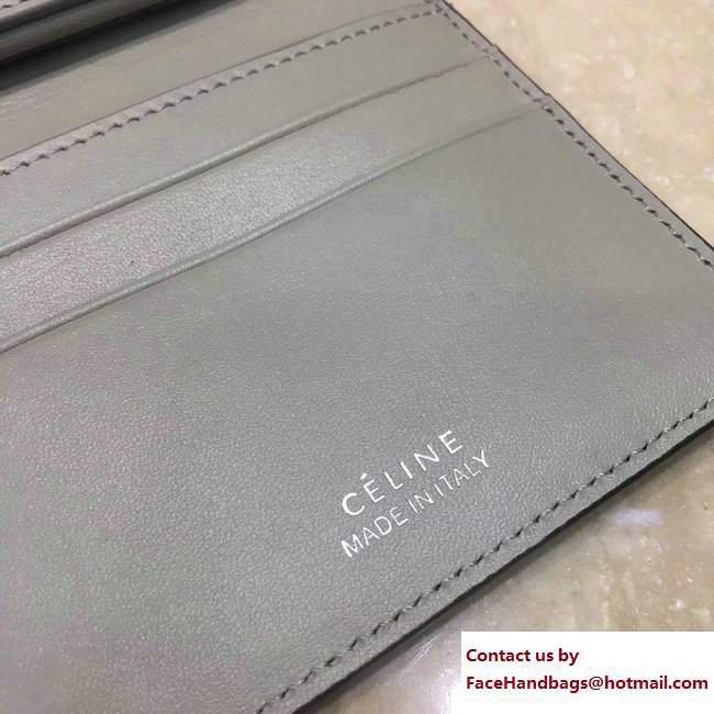 Celine Small Folded Multifunction Wallet 104903 Purple/Beige