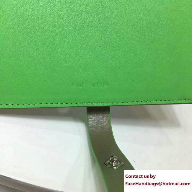 Celine Strap Medium Multifunction Wallet 104813 Army Green/Grass Green