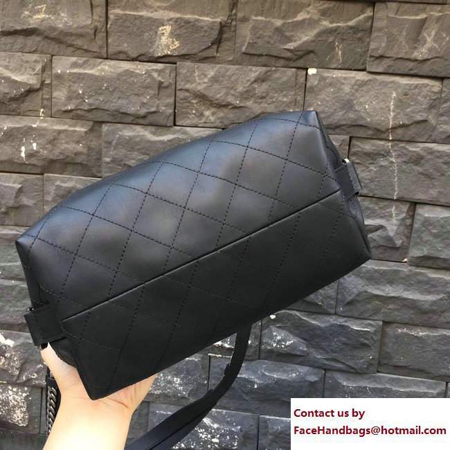 Chanel Calfskin Small Hobo Bag A98697 Black 2017
