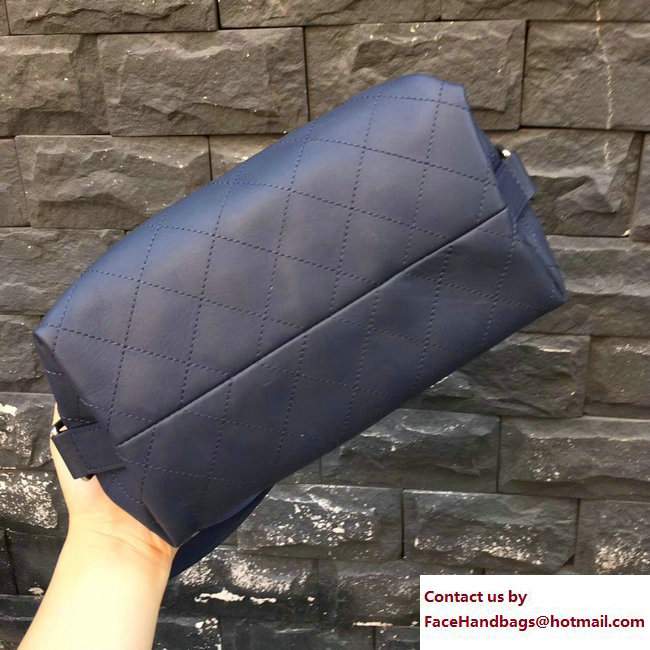 Chanel Calfskin Small Hobo Bag A98697 Blue 2017 - Click Image to Close