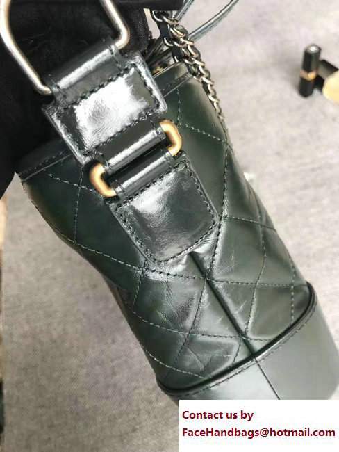 Chanel Gabrielle Medium Hobo Bag A93824 Dark Green 2017 - Click Image to Close